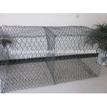 Gabion mesh with hot dipped galvanized and plastic coated for your choice